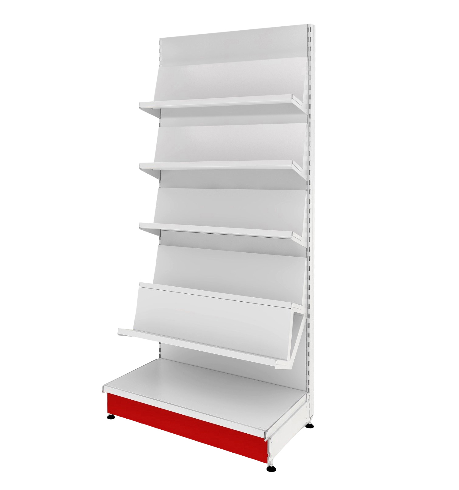 Стеллаж книжный Купец 1200x500x2350 5 полок