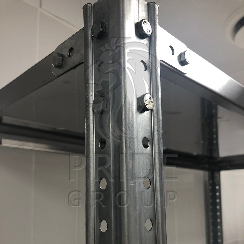картинка Стеллаж кухонный СКц 4 полки 800x600x1600 стойки оцинкованные