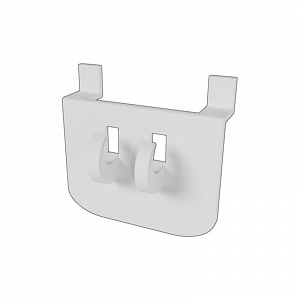 картинка Основание для крючка в эконом-панель длина 200 мм EP-BACK DOUBLE HOOK-200 EPG